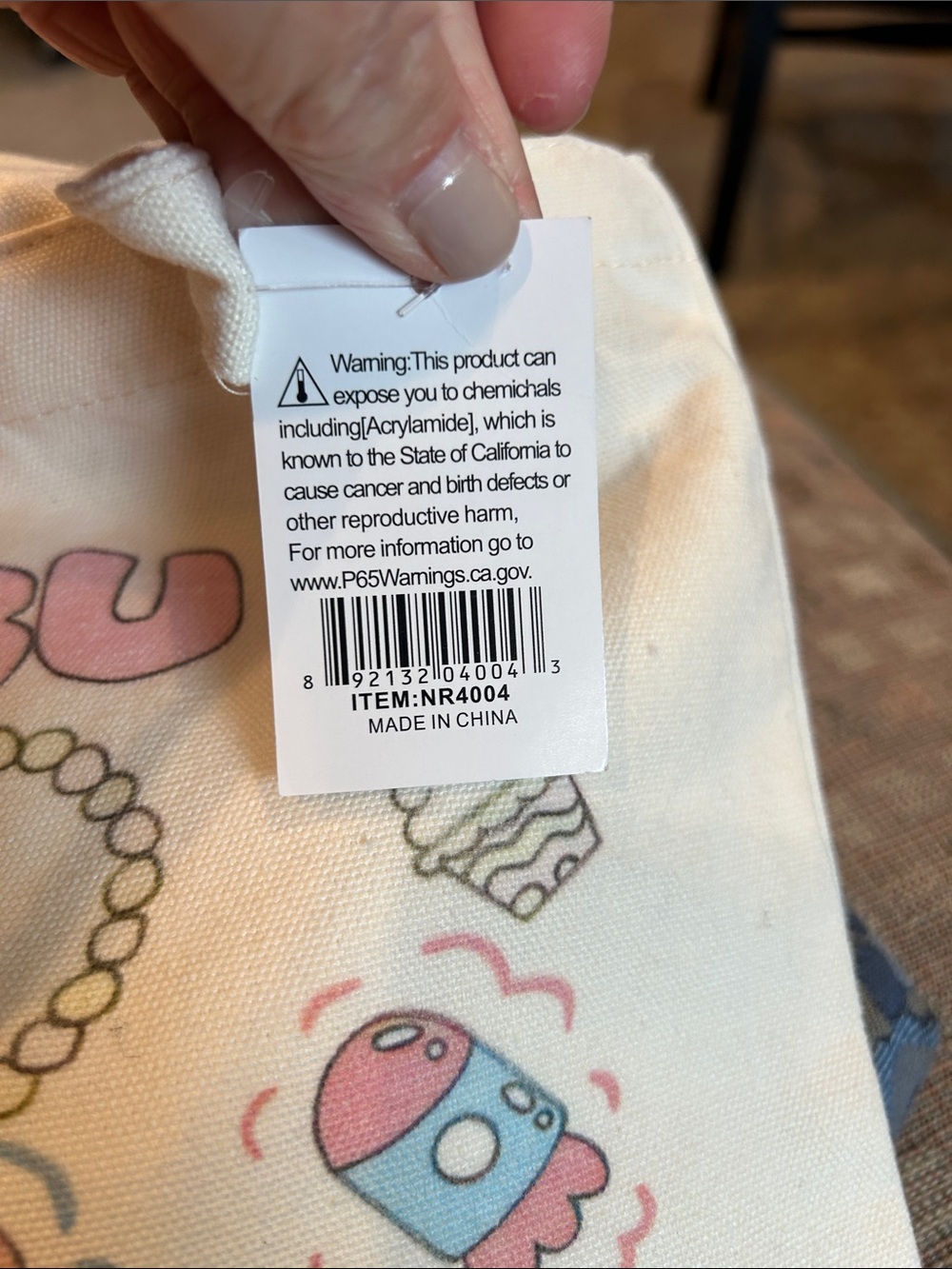 NWT Labubu Canvas Tote Bag. - Picture 9 of 9